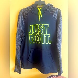 NIKE Just Do It Thermal Fit Sweatshirt Size L Excellent Condition